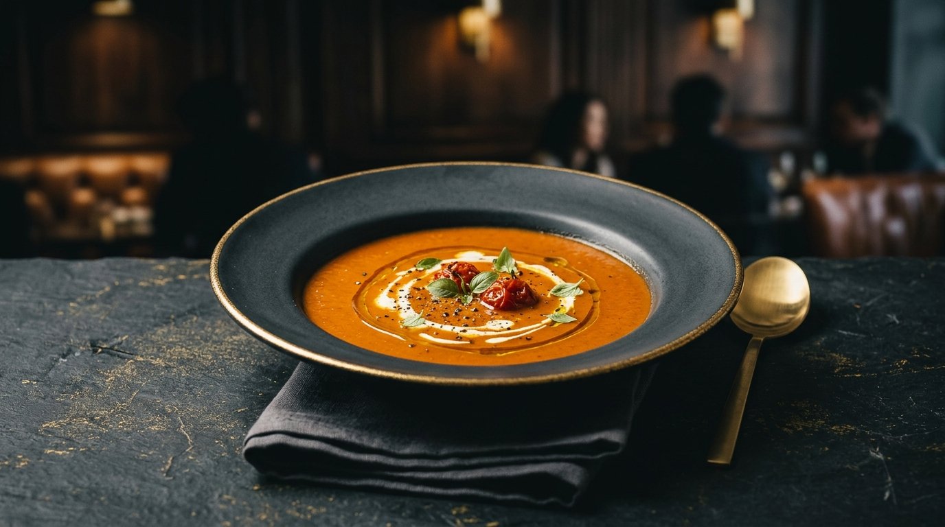 ROASTED GARDEN TOMATO VELVET SOUP