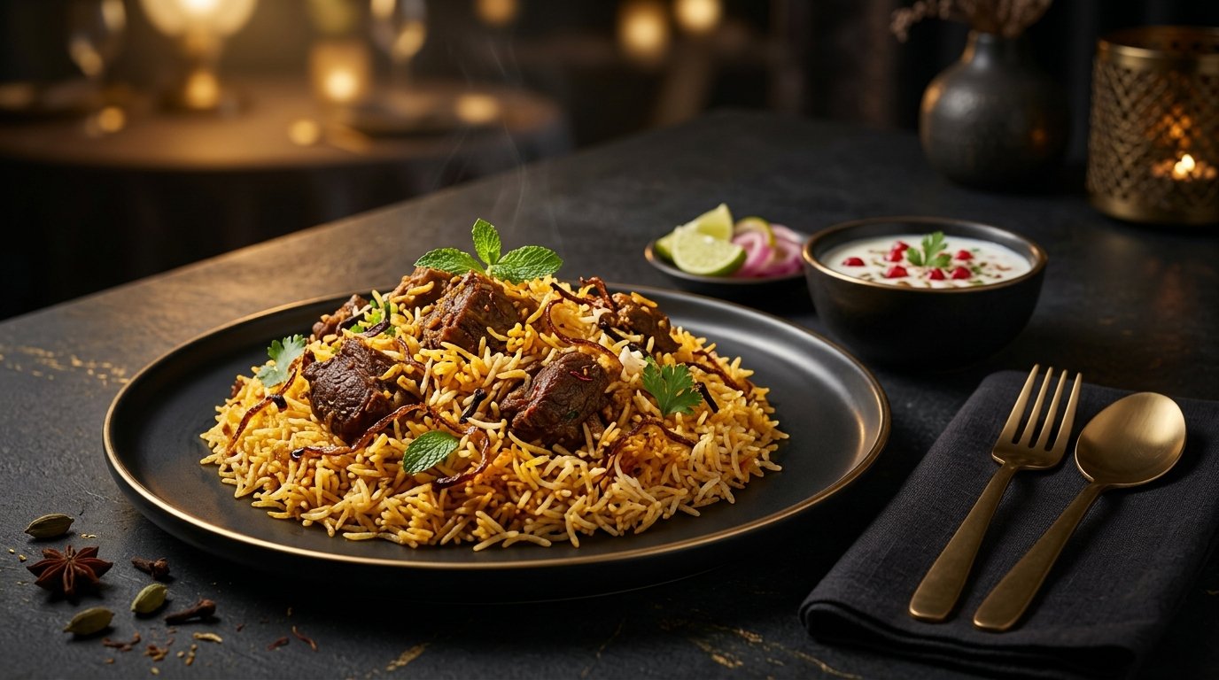 NAWABI GOAT BIRYANI